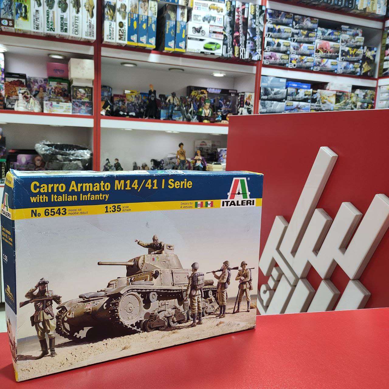 1/35 Italeri #6543 Italian Medium Tank Carro Armato M14/41 I Serie with ...