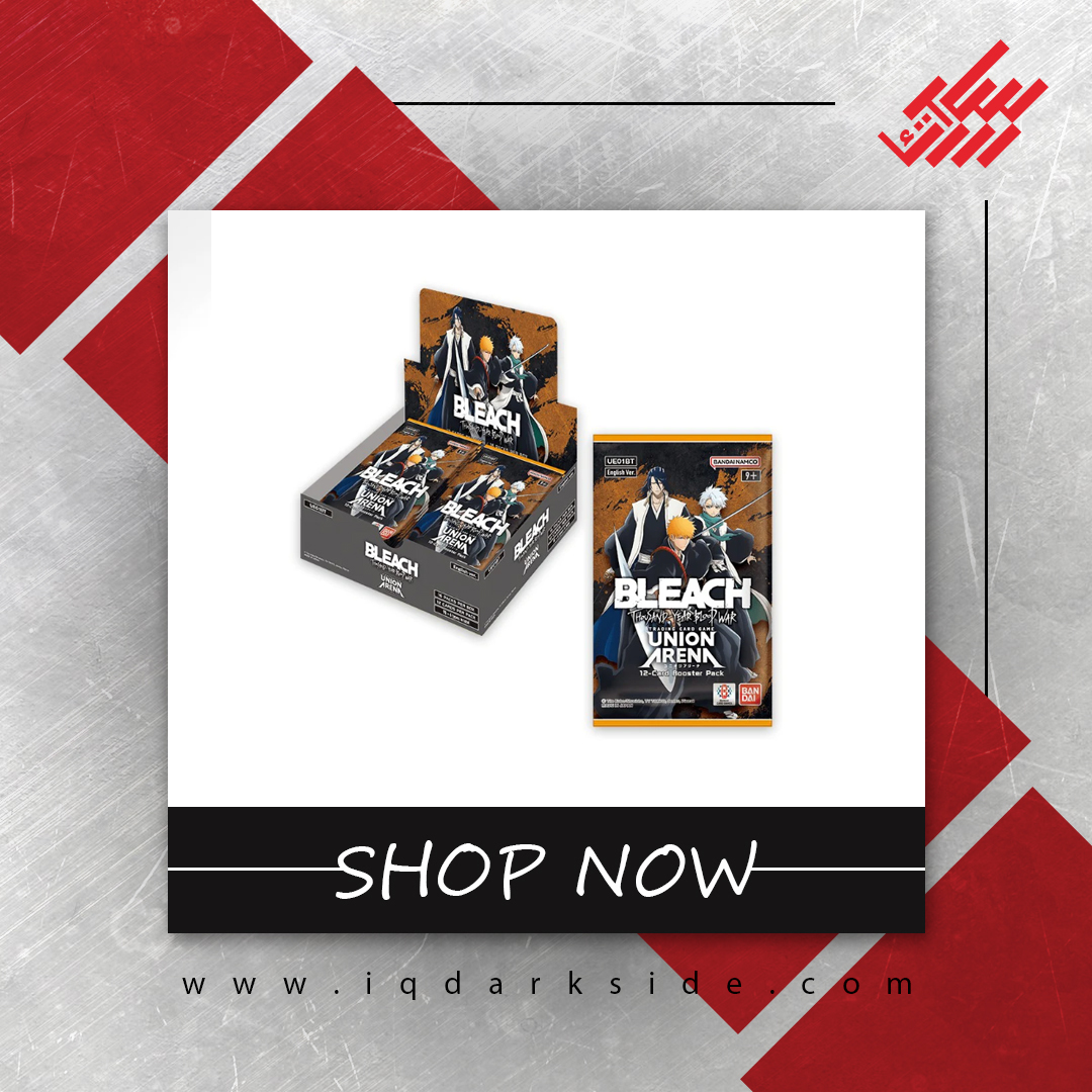 Union Arena: Bleach Thousand-Year Blood War ENGLISH Booster Pack UE01BT Darkside Union Arena: Bleach Thousand-Year Blood War ENGLISH Booster Pack UE01BT Darkside
